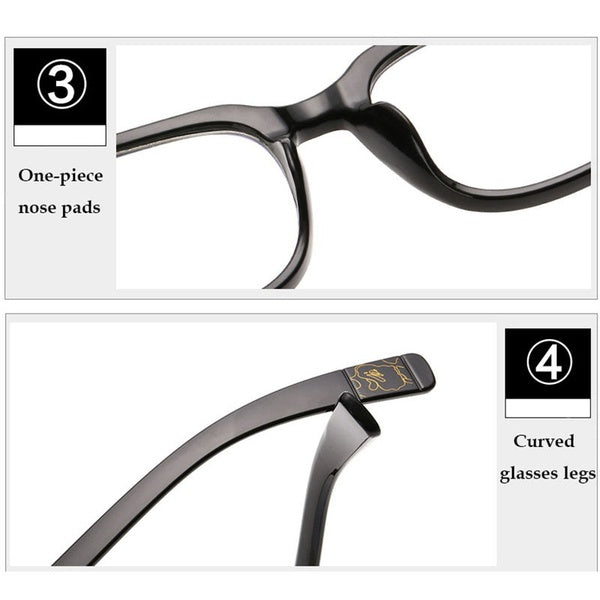 2016 Hot Sale New Fashion Sexy Vintage Big box Big Frame Women unisex Girls Plastic Plain Eye Glasses