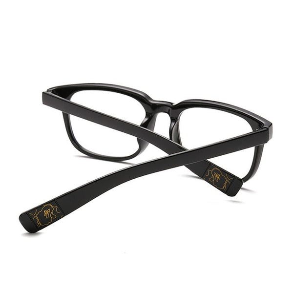 2016 Hot Sale New Fashion Sexy Vintage Big box Big Frame Women unisex Girls Plastic Plain Eye Glasses
