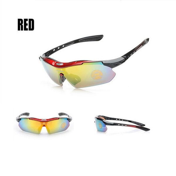 New Unisex  Polarized Cycling Sunglasses TR90 UV400 Coated Outdoor Sports Goggles  Bike Eyewear 5 Lenses