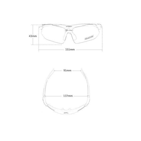 New Unisex  Polarized Cycling Sunglasses TR90 UV400 Coated Outdoor Sports Goggles  Bike Eyewear 5 Lenses