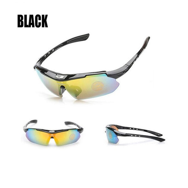 New Unisex  Polarized Cycling Sunglasses TR90 UV400 Coated Outdoor Sports Goggles  Bike Eyewear 5 Lenses