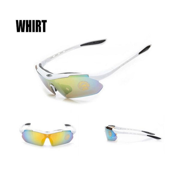 New Unisex  Polarized Cycling Sunglasses TR90 UV400 Coated Outdoor Sports Goggles  Bike Eyewear 5 Lenses