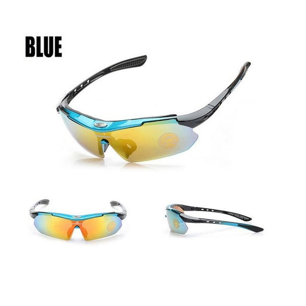 New Unisex  Polarized Cycling Sunglasses TR90 UV400 Coated Outdoor Sports Goggles  Bike Eyewear 5 Lenses