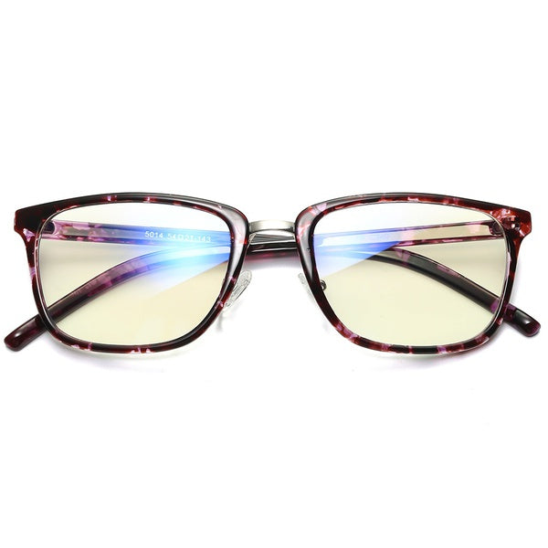 Anti-blue ray Tr90 Black Eyeglasses Frame Prescription Computer Glasses Protection Eyewear Frame Myopia Glasses Women Men