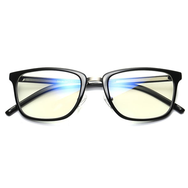 Anti-blue ray Tr90 Black Eyeglasses Frame Prescription Computer Glasses Protection Eyewear Frame Myopia Glasses Women Men