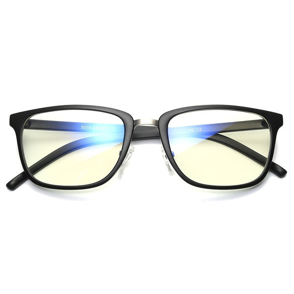 Anti-blue ray Tr90 Black Eyeglasses Frame Prescription Computer Glasses Protection Eyewear Frame Myopia Glasses Women Men