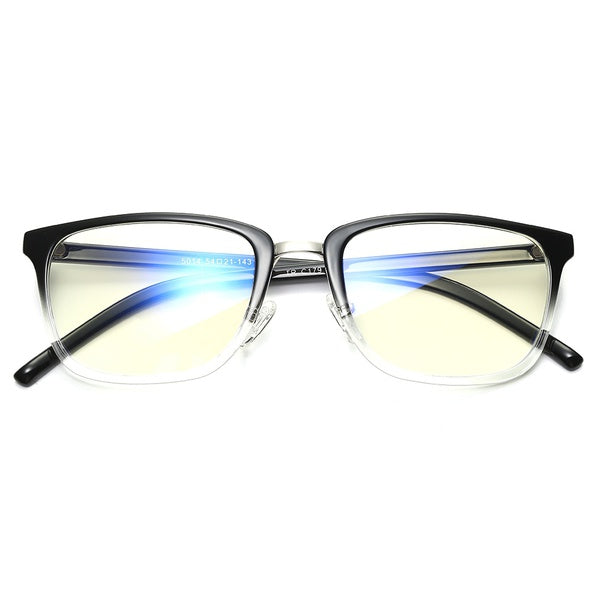 Anti-blue ray Tr90 Black Eyeglasses Frame Prescription Computer Glasses Protection Eyewear Frame Myopia Glasses Women Men