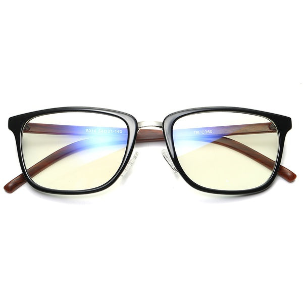 Anti-blue ray Tr90 Black Eyeglasses Frame Prescription Computer Glasses Protection Eyewear Frame Myopia Glasses Women Men