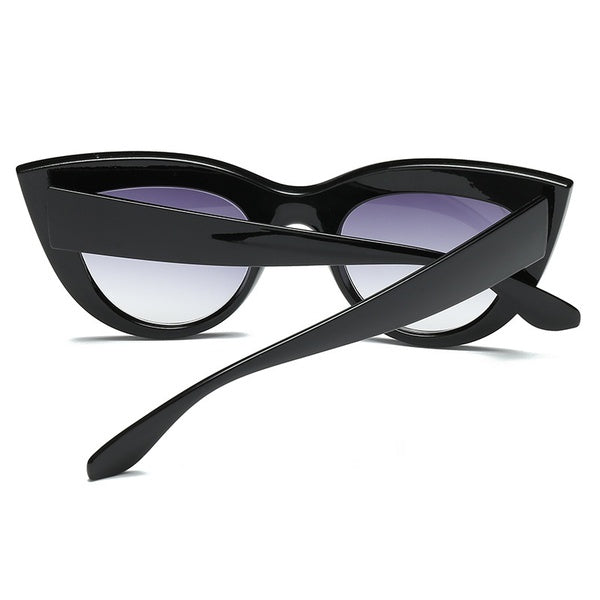 Vintage Retro Cat Eye Sunglasses Women Big Frame Sun Glass Black ladies Sunglasses