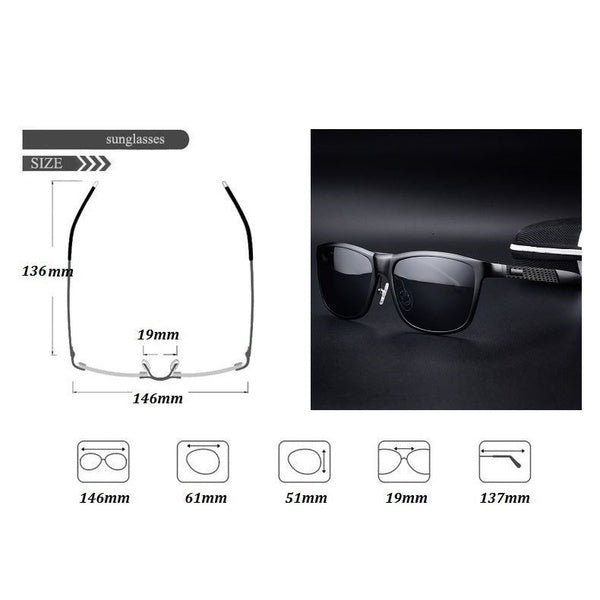 Men's Polarized UV400 sunglasses UV Proof popular sunglasses for men round glasses fashion eyewear