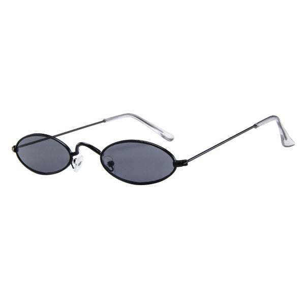 Fashion Mens Womens Retro Small Oval Sunglasses Metal Frame Shades Eyewear  promisen