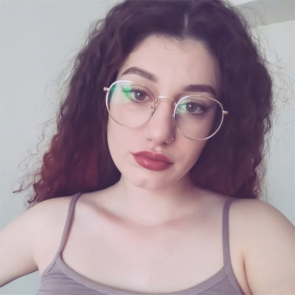 Brand Classic Gold Frame Clear Glasses Myopia Clear Frame Glasses New Women Men Spectacle Frame Clear Lens Optical Aviation Glass Lunette Hot Sale New