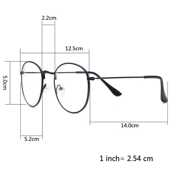 Brand Classic Gold Frame Clear Glasses Myopia Clear Frame Glasses New Women Men Spectacle Frame Clear Lens Optical Aviation Glass Lunette Hot Sale New
