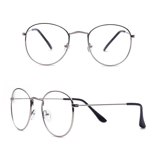 Brand Classic Gold Frame Clear Glasses Myopia Clear Frame Glasses New Women Men Spectacle Frame Clear Lens Optical Aviation Glass Lunette Hot Sale New