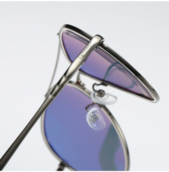 Men Polarized Reflective Lens Driver Goggles Coating Adult Eyewear Eye Glasses Men