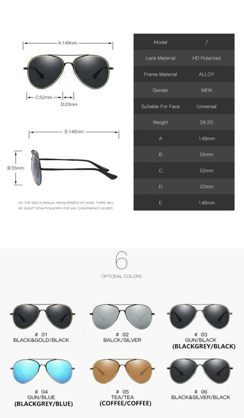 Men Polarized Reflective Lens Driver Goggles Coating Adult Eyewear Eye Glasses Men